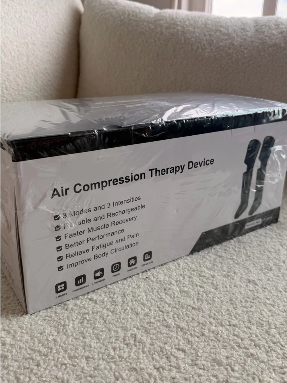 Air Compression Therapy Device - Black